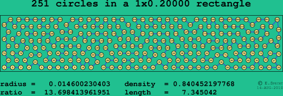 251 circles in a rectangle