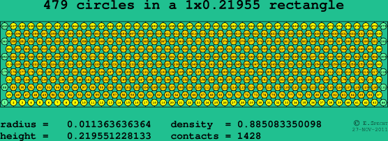 479 circles in a rectangle
