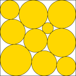 Circles in a square